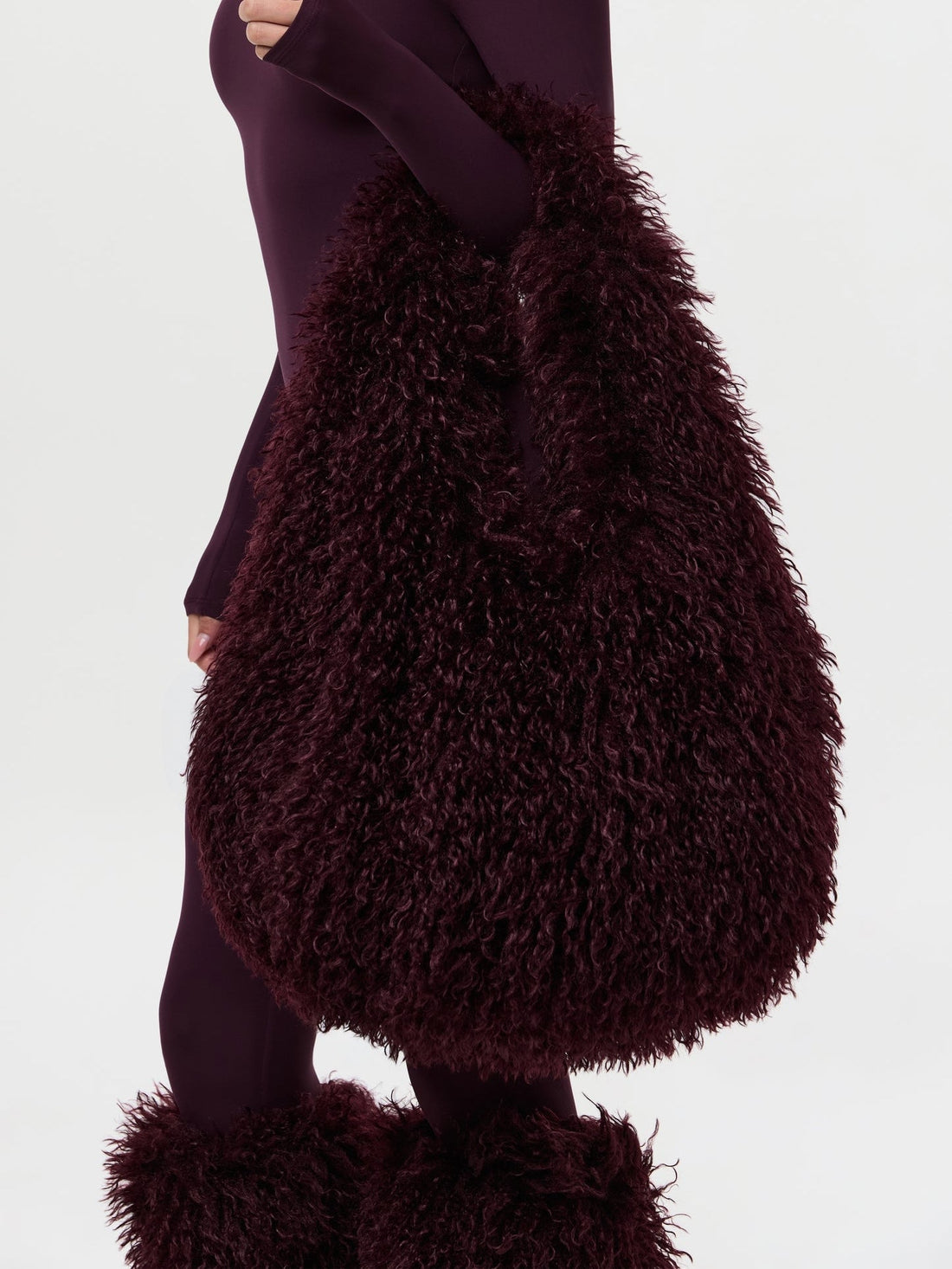 Faux Fur Plush Shoulder Bag