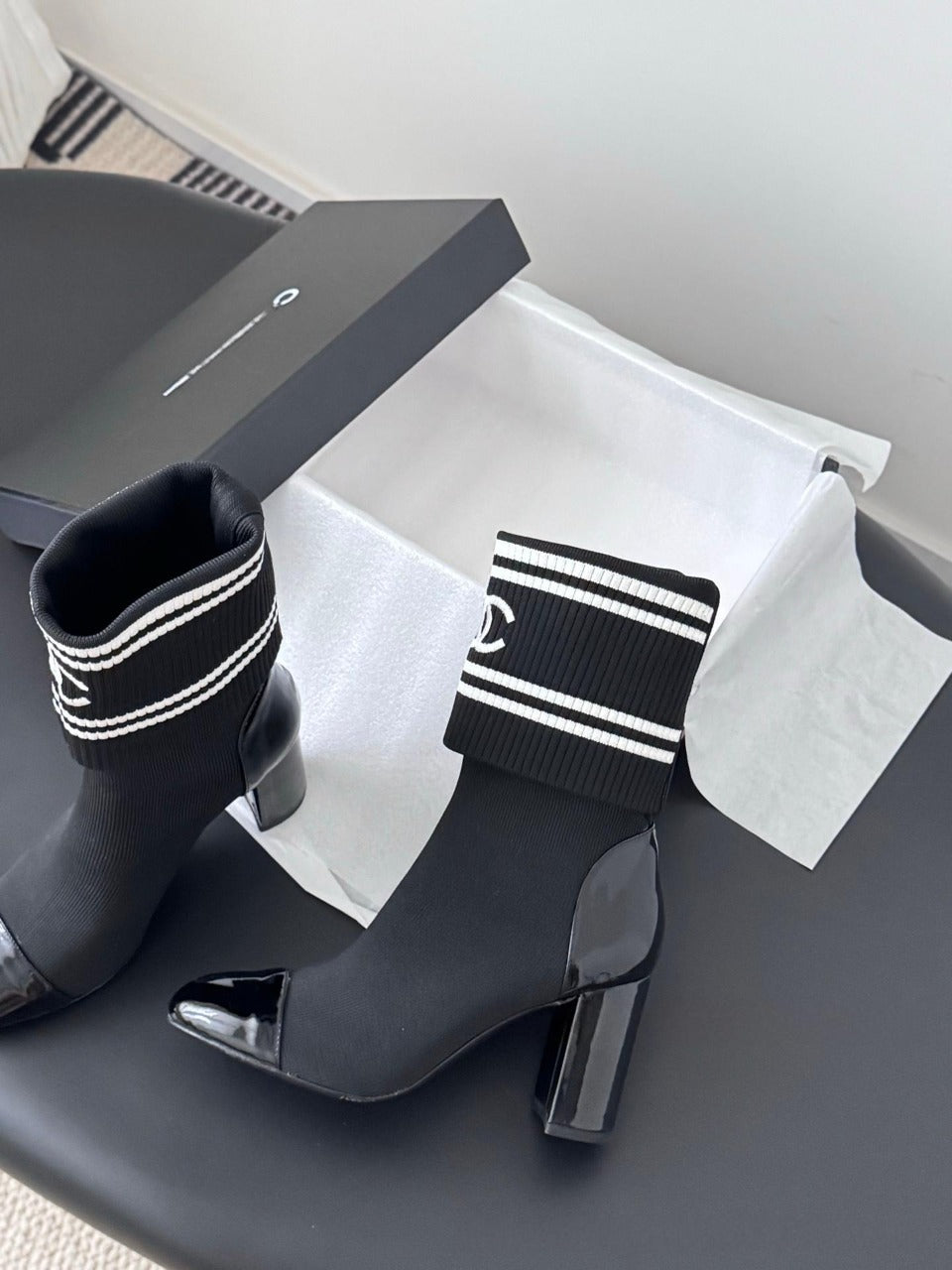 Double-C 80mm Ankle Boots