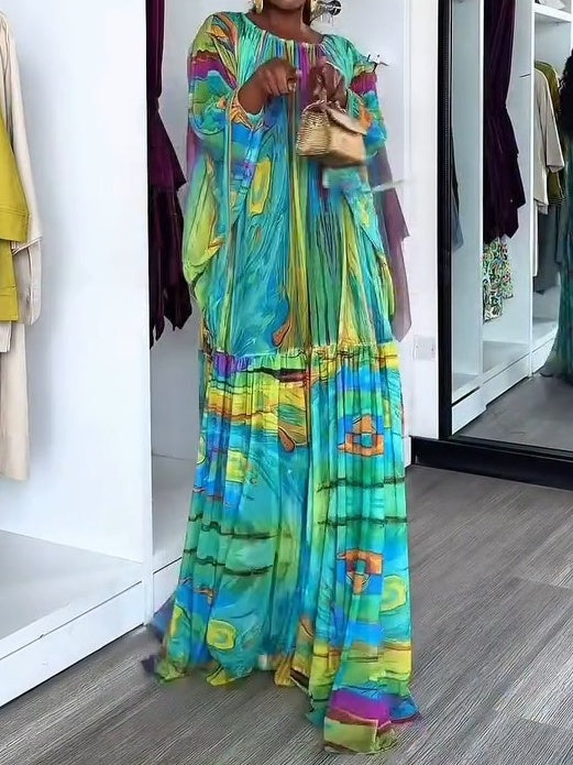 Rainbow With Embellished Holder Maxi Dress