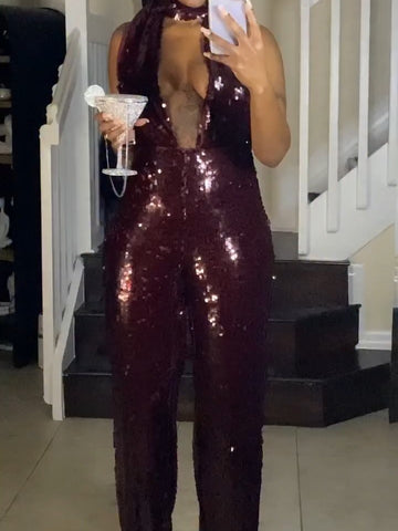 Sequin Jumpsuit