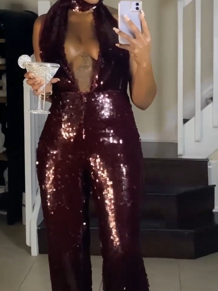 Sequin Jumpsuit