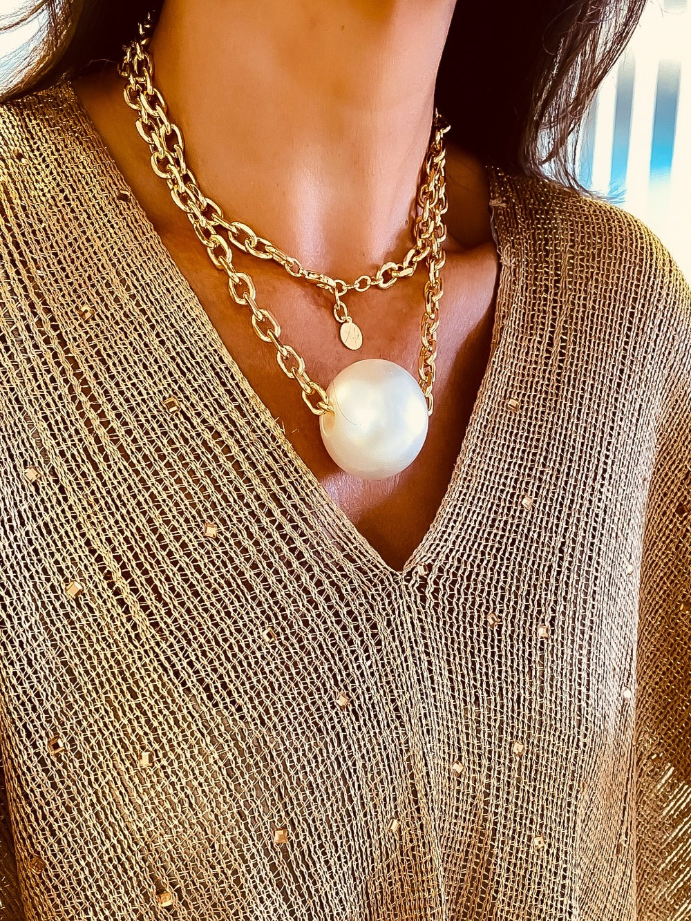 Chunky Pearl Necklace