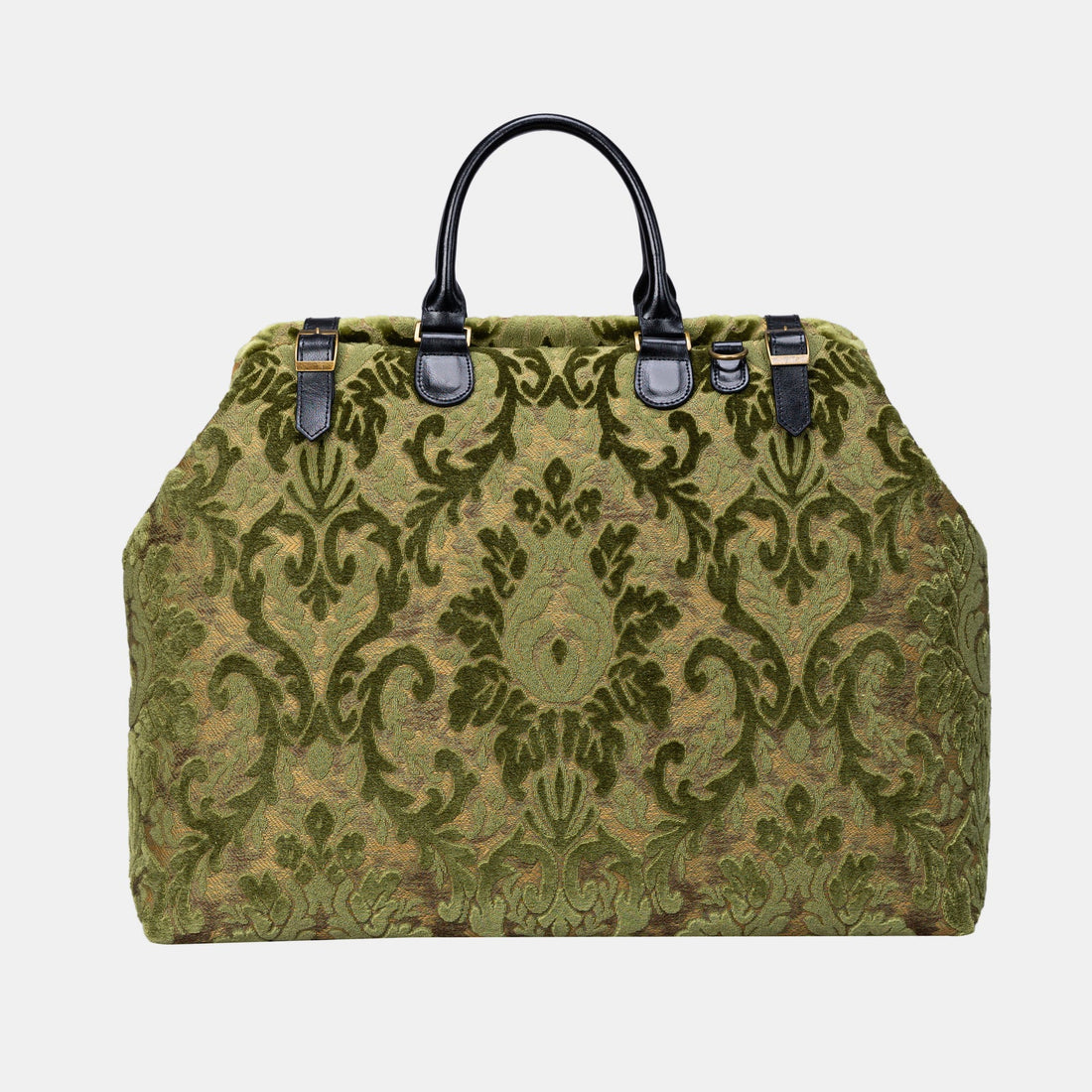 Burnout Velvet Fern Green Carpetbag