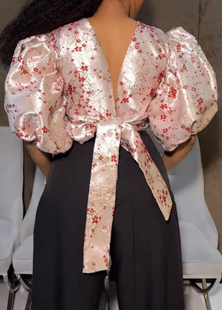 The Dazzle Puff Sleeve Blouse